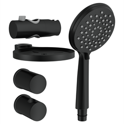 CERSANIT Душевой гарнитур LARA (стойка) 3 режима шланг 180 металл черный A68146