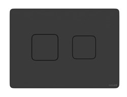 CERSANIT Кнопка ACCENTO SQUARE для AQUA пневматическая пластик черный матовый A63838