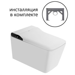ABBER Комплектподвесной электронный унитаз-биде Rechteck AC1215S с инсталляцией AC0101P2 AC1215S-AC0101P2