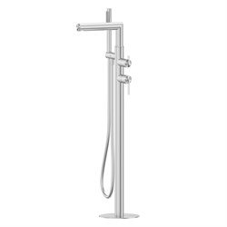 ABBER Смеситель Perfekte 316 AF8A15BST отдельностоящий для ванны, сталь брашированная AF8A15BST