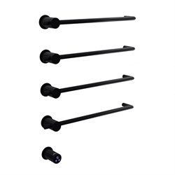 ABBER Полотенцесушитель электрический  Charme AH4004MB черный матовый AH4004MB