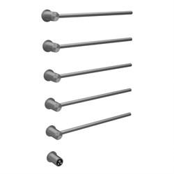 ABBER Полотенцесушитель электрический  Charme AH4005BST сталь брашированная AH4005BST