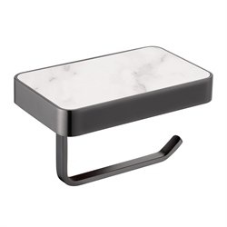 ABBER Бумагодержатель с полкой для телефона Westen AA1730NG никель AA1730NG