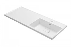 AQUATON Раковина Лайн 1200 правая, белая 1A72083KLF010 1A72083KLF010