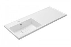 AQUATON Раковина Лайн 1200 левая, белая 1A72863KLF01L 1A72863KLF01L