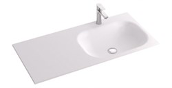 AQUATON Раковина Бланш 1050 белая правая 1A742031B101R 1A742031B101R