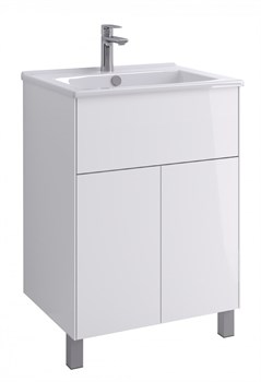 AQUATON Тумба под раковину Форест Про 60 белый глянец 1A297001FR010 1A297001FR010