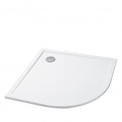 AQUATON Душевой поддон из литьевого мрамора Калифорния М 80x80 четверть круга белый 1A740036CA010 1A740036CA010