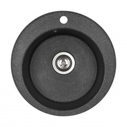 AQUATON Мойка для кухни Шелли круглая графит 1A734732SS210 1A734732SS210