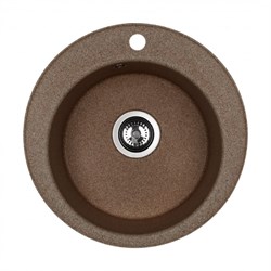 AQUATON Мойка для кухни Шелли круглая терракотовый 1A734732SS270 1A734732SS270