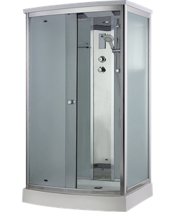 TIMO Comfort T-8815 Fabric Glass душевая кабина 120*90*220+турецкая баня хамам+стульчик прозрачный T-8815F-T-STUN-T-CH/C