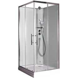 TIMO Premium ILMA 109 душевая кабина с крышей, хамам и стульчиком 90*90*222 ILMA109-roof-109-T-STILMA-T-CH/C