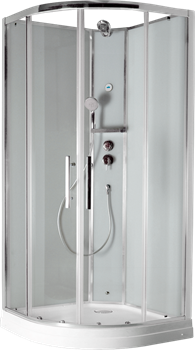 TIMO Premium ILMA 901 душевая кабина с крышей , хамам и стульчиком 100*100*222 ILMA901-roof-901-T-STILMA-T-CH/C