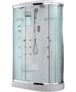 TIMO Lux T-7702 L душевая кабина 120*85*225, турецкая баня хамам T-7702L-T-STUN