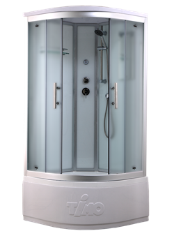 TIMO Standart T-6690 Silver Fabric душевая кабина (90*90*220), турецкая баня хамам T-6690SF-T-STUN