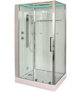 TIMO Premium HELMA душевая кабина (90*120*220), шт, стульчик прозрачный H-520R-T-CH/C