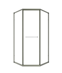 TIMO Душевой угол TTSS-100/13C-8L, раздвиж 1000*1000*2000, проф никель, стекло проз 8 мм T33L