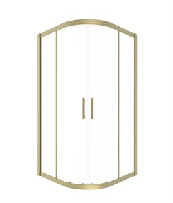 TIMO Душевой угол TPSS-90/17C-8, раздвиж 900*900*2000, проф мат золото, стекло проз 8 мм T44
