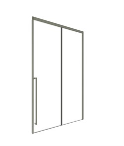 TIMO Душевая дверь TDSS-120/13C-8L, раздвиж 1200*2000, проф никель, стекло проз 8 мм T48L