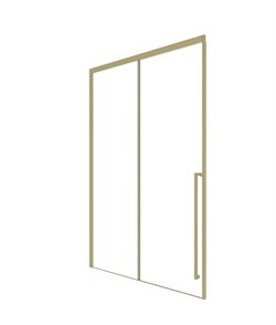TIMO Душевая дверь TDSS-150/17C-8R, раздвиж 1500*2000, проф мат золото, стекло проз 8 мм T55R