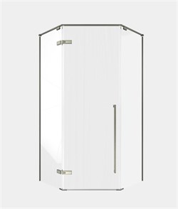 TIMO Душевой угол TTSSP-90/13C-8, распаш 900*900*2000, проф никель, стекло проз 8 мм T66