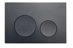 AZUMA Ronda Кнопка смыва AZU003.04 черная матовая, пластик AZU003.04