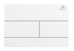 AZUMA Slim13 Кнопка для инсталляции AZU013.01 белая глянец, пластик AZU013.01