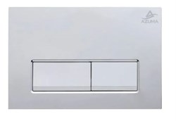 AZUMA Linia18 Кнопка для инсталляции Azuma Linia15 AZU015.06 хром матовый пластик AZU015.06