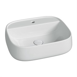 CERAMICA NOVA Раковина подвесная Fonte с отверстием под смеситель 500x420x145 белый CN5051 CN5051
