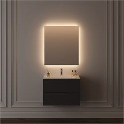 SANCOS Square 2.0 Зеркало для ванной комнаты 800х700 led подсветка 2700K/4000K/5000K SQ2.800 SQ2.800