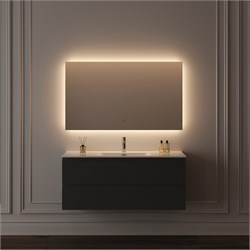 SANCOS Square 2.0 Зеркало для ванной комнаты 1200х700 led подсветка 2700K/4000K/5000K SQ2.1200 SQ2.1200