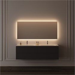 SANCOS Square 2.0 Зеркало для ванной комнаты 1600х800 led подсветка 2700K/4000K/5000K SQ2.1600 SQ2.1600