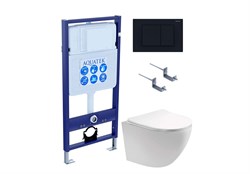 AQUATEK SET ЕВРОПА-012 4в1 (рама Standard INS-0000012 с клавишей KDI-0000012 и крепежом KKI-0000002+унитаз AQ1901-00 с тонким сиденьем sc) SET AQUATEK ЕВРОПА-012 4в1