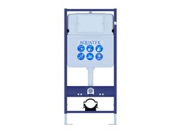 AQUATEK SET ЕВРОПА T KDI14 (рама Standard INS-0000012 с клавишей KDI-0000014 и крепежом KKI-0000002+унитаз AQ1900T-00 с тонким сиденьем sc) SET AQUATEK ЕВРОПА T KDI14