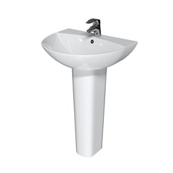 AZARIO Раковина VIADA 560х470х805 на пьедестале, белый (AZ-5001) AZ-5001