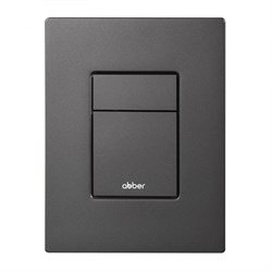ABBER Кнопка смыва AC0123NG пневматическая, никель AC0123NG