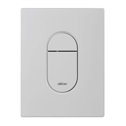 ABBER Кнопка смыва AC0124MW пневматическая, белая матовая AC0124MW
