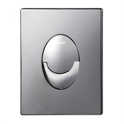 ABBER Кнопка смыва AC0125 пневматическая, хром глянцевый AC0125