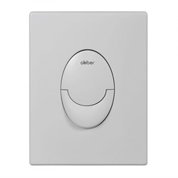 ABBER Кнопка смыва AC0125MW пневматическая, белая матовая AC0125MW