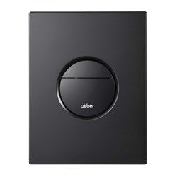 ABBER Кнопка смыва AC0126MB пневматическая, черная матовая AC0126MB