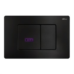 ABBER Кнопка смыва сенсорная AC0122SMB черная матовая AC0122SMB