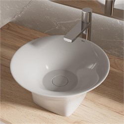 ABBER Раковина накладная Bequem AC2125 белая AC2125