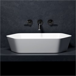 ABBER Раковина накладная Rechteck AC2223 белая AC2223