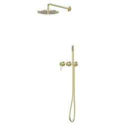 ABBER Душевая система Wasser Kreis 316 AF8118BG скрытого монтажа без излива, золото брашированное AF8118BG