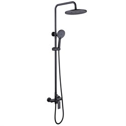 ABBER Душевая стойка Weiss Insel AF8020BL без излива, черная матовая AF8020BL