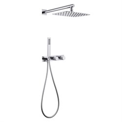 ABBER Душевая система Rund AF8718 скрытого монтажа без излива, хром AF8718