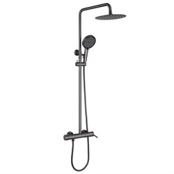 ABBER Душевая стойка Emotion AF8816NGL с изливом, никель AF8816NGL