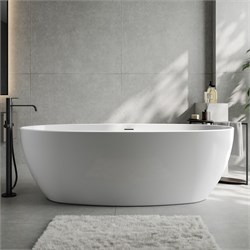 ABBER Акриловая ванна AB9504 белая AB9504