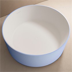 ABBER Ванна из искусственного камня Stein AS9679Blau голубая AS9679Blau