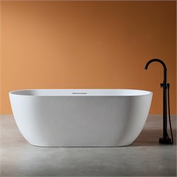 ABBER Ванна из искусственного камня Frankfurt AM9941 белая матовая AM9941